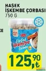 HASEK İŞKEMBE ÇORBASI 750 G fiyat ve kampanya bilgisi